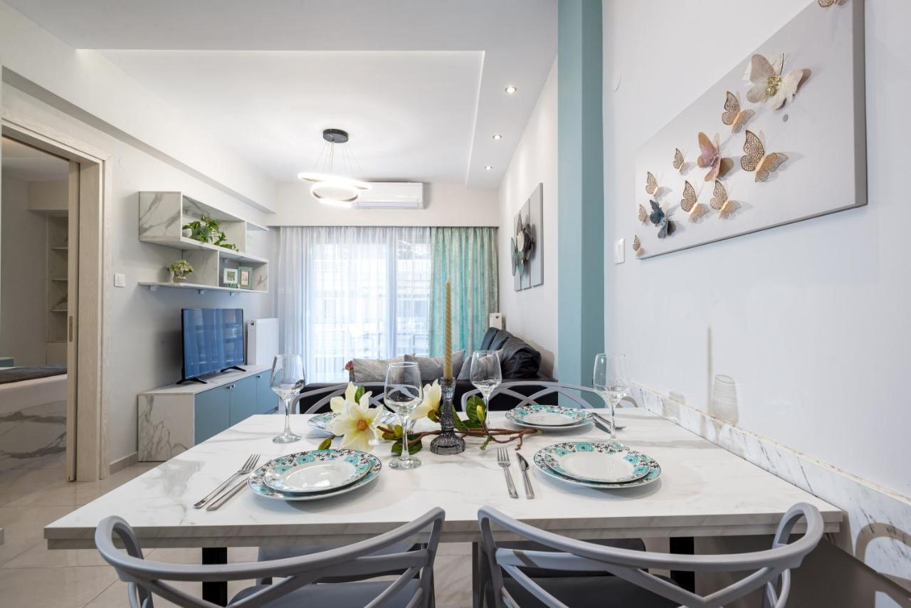 Crystal Blue Apartment Peraía Eksteriør bilde